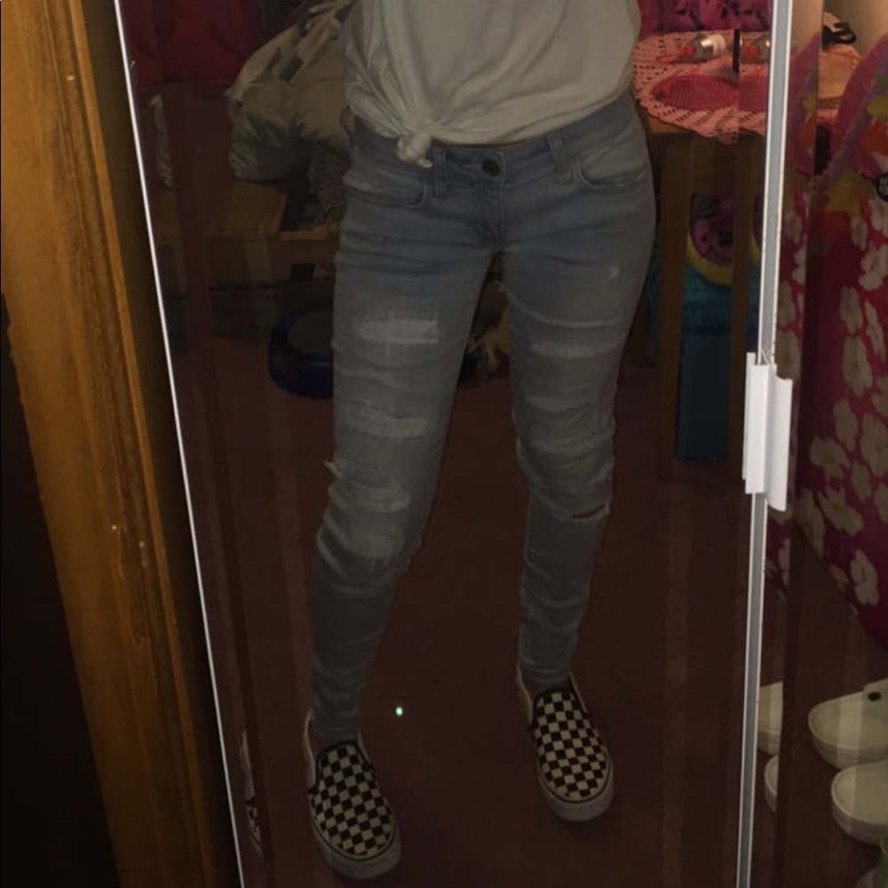 American Eagle Distressed/Destroyed Jeans